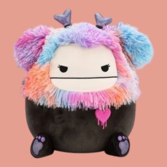 NWT Squishmallows 8" Valentines Frumpy the Bigfoot Plush Kids Gift Toy Monster - Picture 1 of 6
